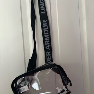 Under Armour Clear Black Crossbody Bag